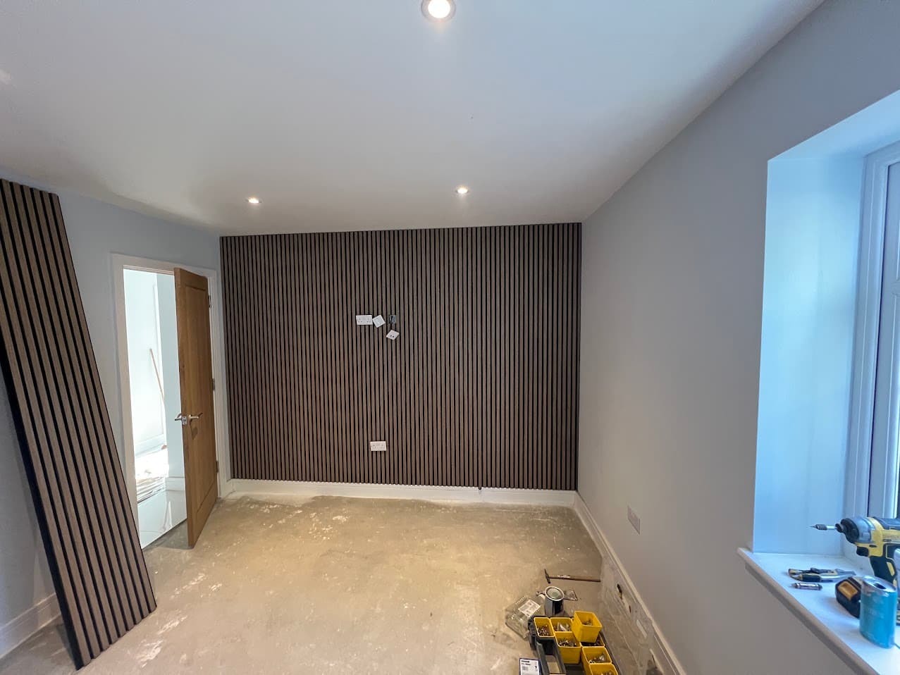 Acoustic Slat Feature Wall detail