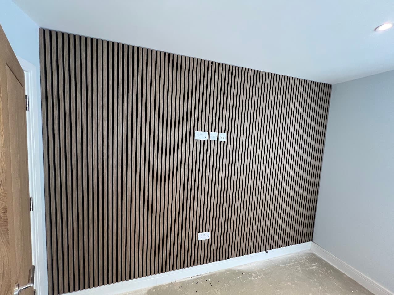 Acoustic Slat Feature Wall