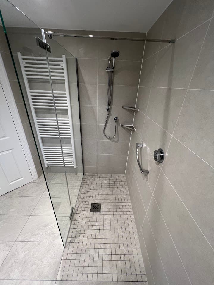 Contemporary Stone Wet Room detail