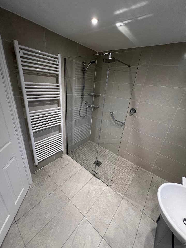 Contemporary Stone Wet Room detail