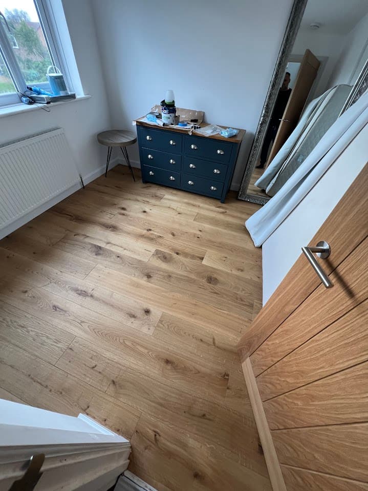 Engineered Oak Landing, Bedroom & Staircase
