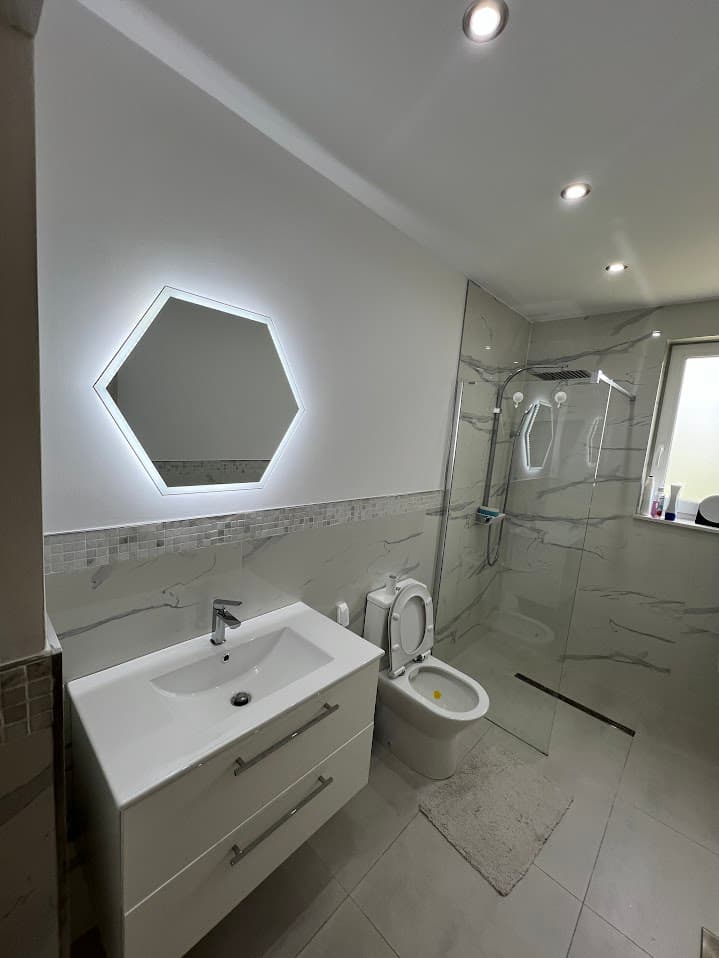 Marble & Mosaic Shower Room