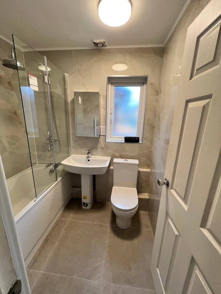 Polished Stone Family Bathroom