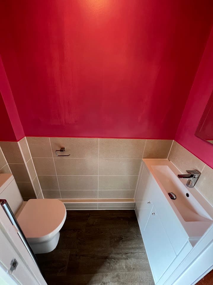 Vibrant Magenta Cloakroom