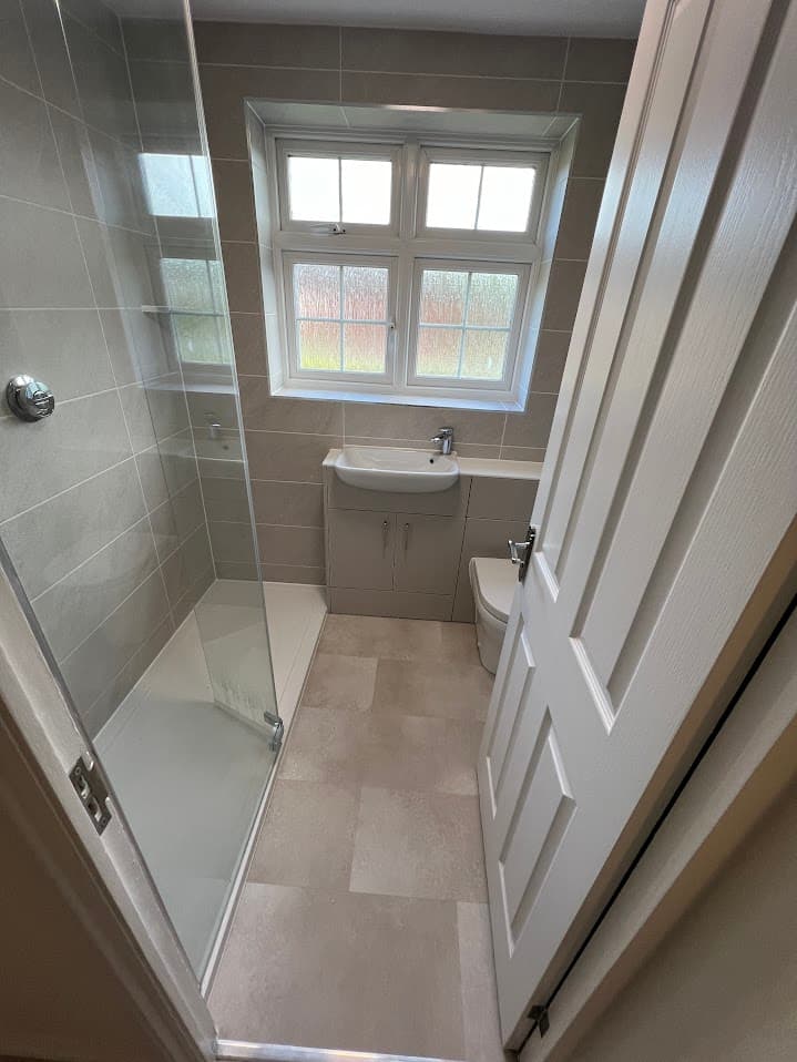 Warm Stone & Fitted Shower Room detail