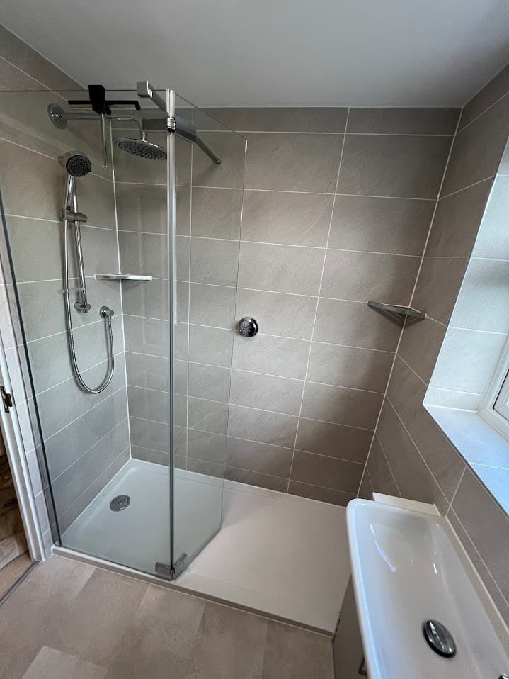 Warm Stone & Fitted Shower Room detail