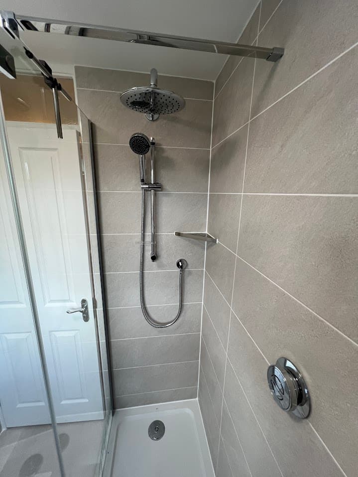 Warm Stone & Fitted Shower Room detail