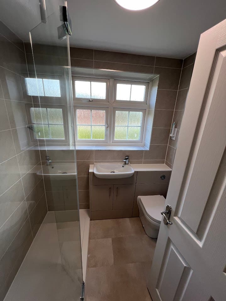 Warm Stone & Fitted Shower Room detail