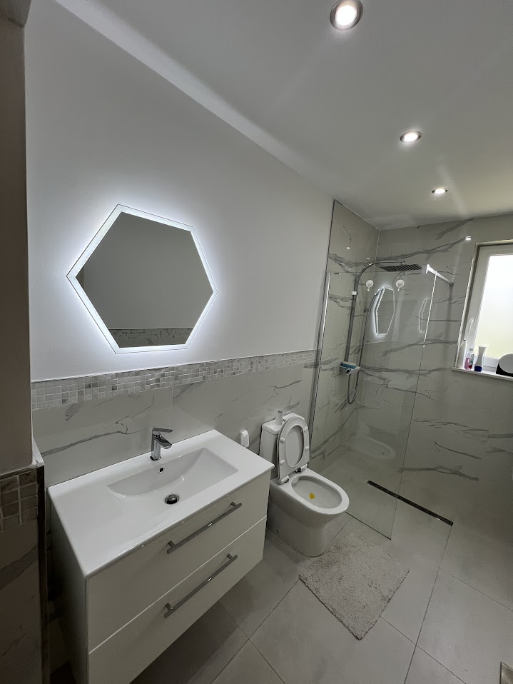 Marble & Mosaic Shower Room